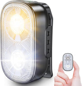 Bicycle light with remote control on a white background